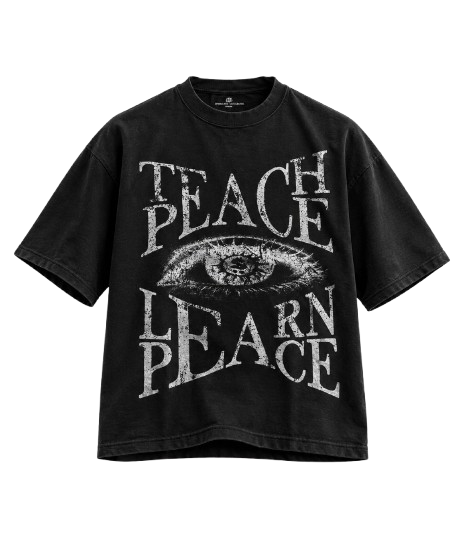 SYNDICATE "TEACH PEACE, LEARN PEACE" TEE