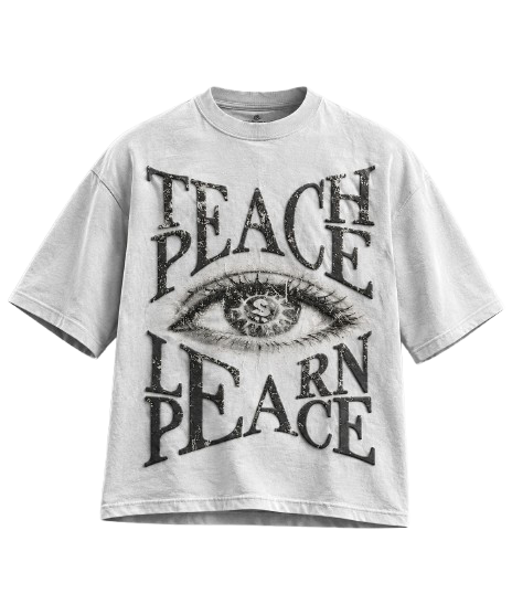 SYNDICATE "TEACH PEACE, LEARN PEACE" TEE