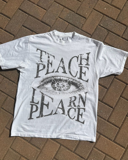 SYNDICATE "TEACH PEACE, LEARN PEACE" TEE