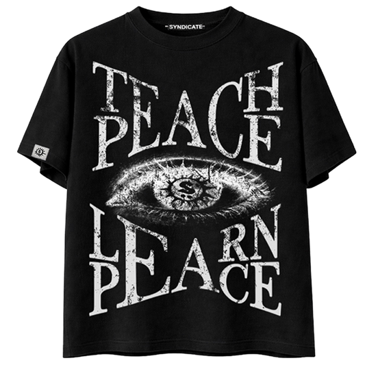 SYNDICATE "TEACH PEACE, LEARN PEACE" TEE